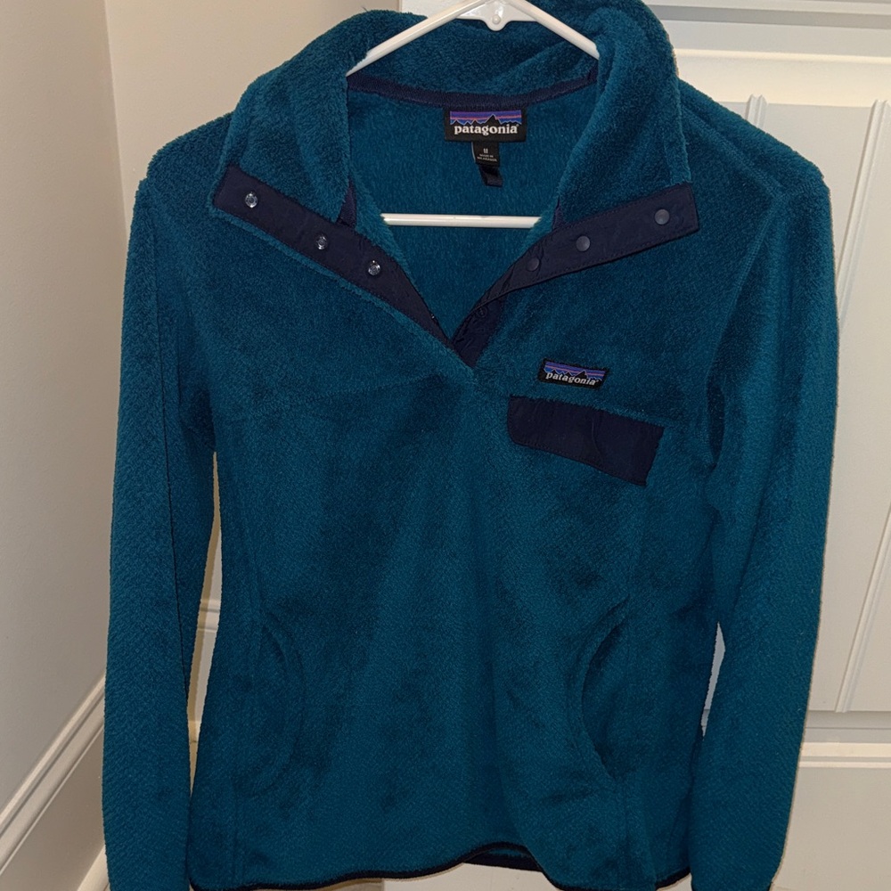 Patagonia Deep Teal Snap-T Fleece
